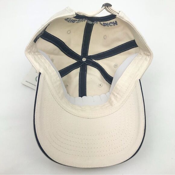 Maine Est.1820 NEW 6 panel Cream Canvas Ball Cap. The Bull ‘n Pitch - Picture 7 of 10